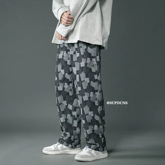 Pantalón Vaquero Holgado Pierna Recta - Hombre