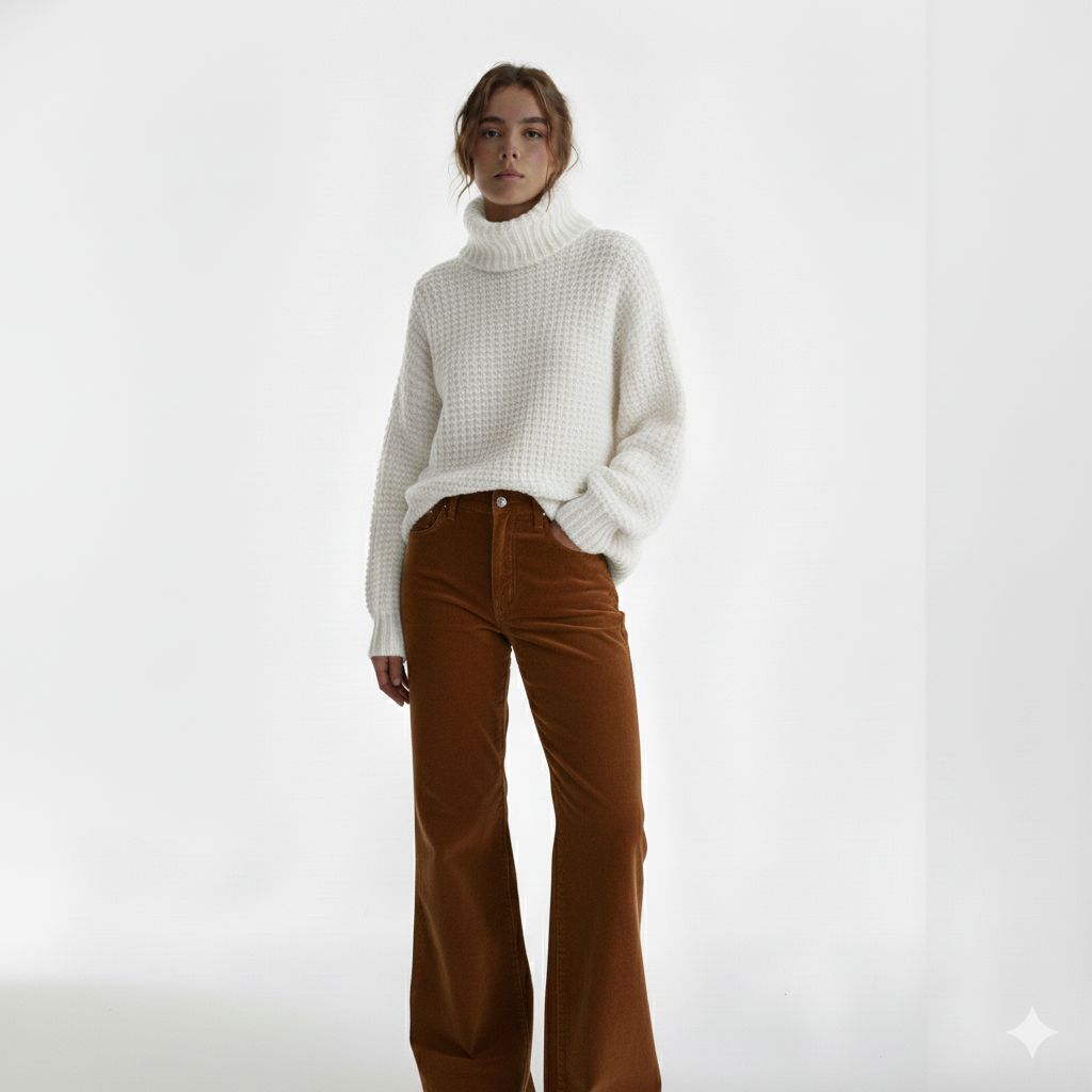 Suéter Tejido Ancho - Mujer