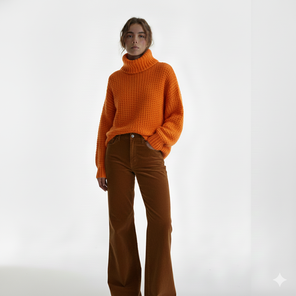 Suéter Tejido Ancho - Mujer